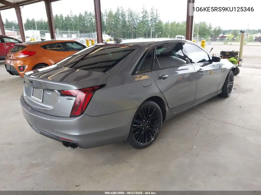2019 Cadillac Ct6 Premium Luxury VIN: 1G6KE5RS9KU125346 Lot: 42614580