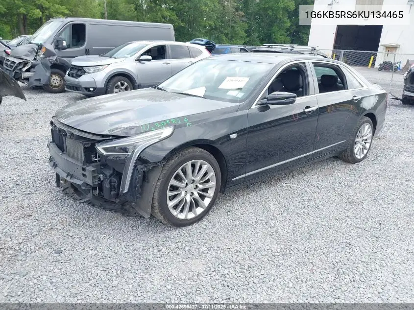 2019 Cadillac Ct6 Luxury VIN: 1G6KB5RS6KU134465 Lot: 42695427