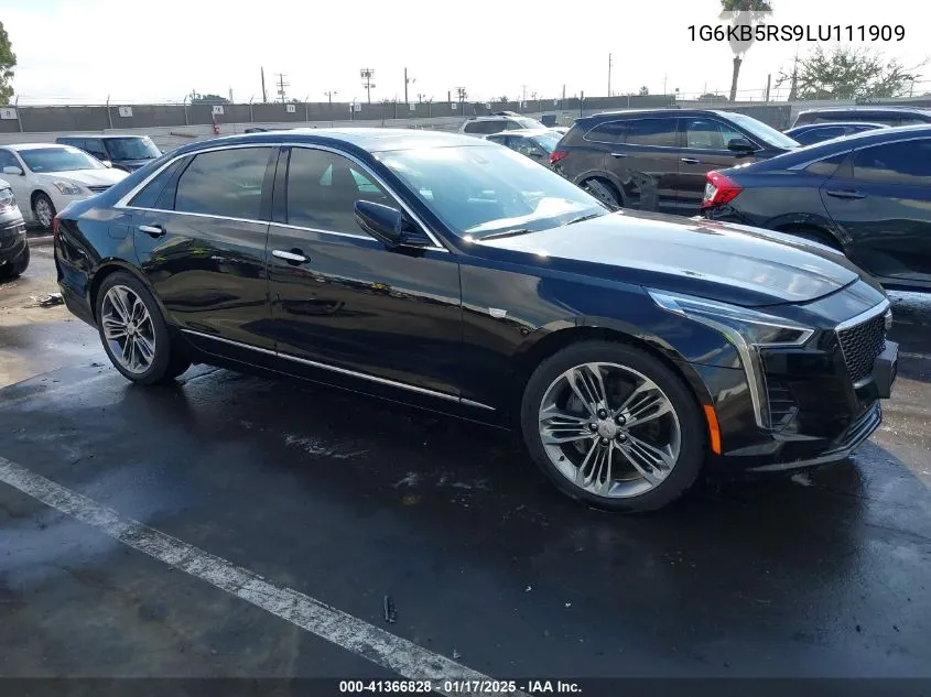 2020 Cadillac Ct6 Awd Luxury VIN: 1G6KB5RS9LU111909 Lot: 41366828