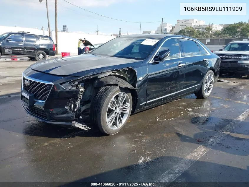 2020 Cadillac Ct6 Awd Luxury VIN: 1G6KB5RS9LU111909 Lot: 41366828