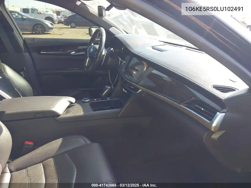 2020 Cadillac Ct6 Awd Premium Luxury VIN: 1G6KE5RS0LU102491 Lot: 41743865