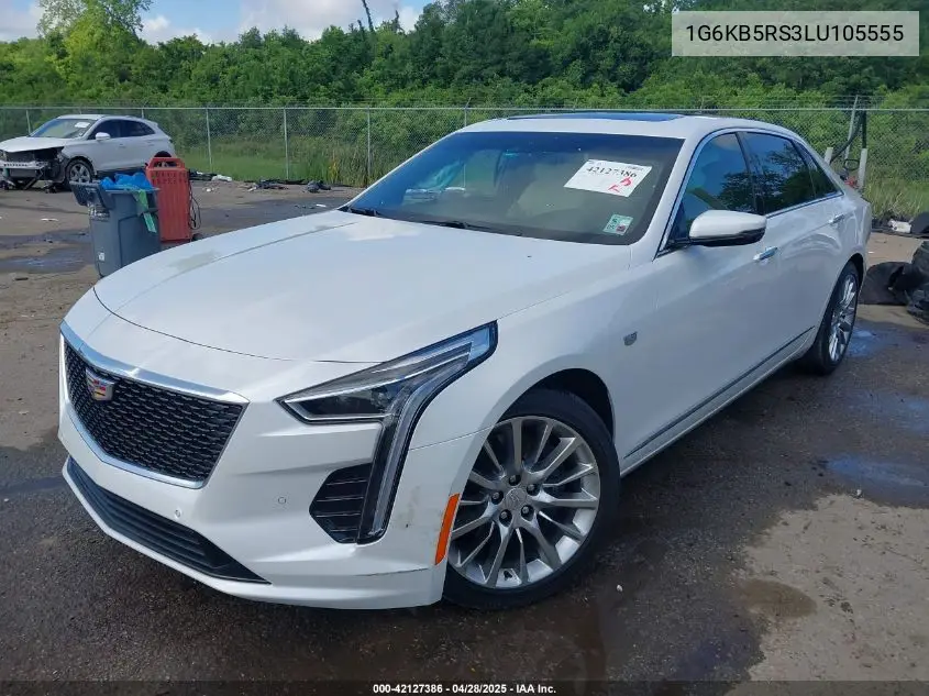 2020 Cadillac Ct6 Awd Luxury VIN: 1G6KB5RS3LU105555 Lot: 42127386