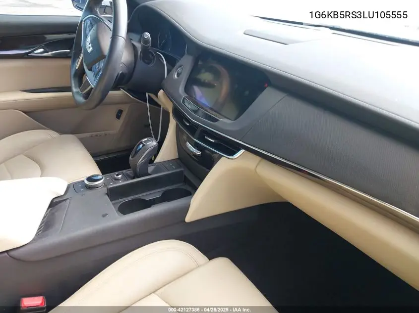 2020 Cadillac Ct6 Awd Luxury VIN: 1G6KB5RS3LU105555 Lot: 42127386