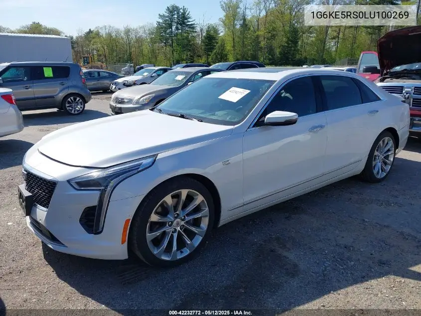 2020 Cadillac Ct6 Awd Premium Luxury VIN: 1G6KE5RS0LU100269 Lot: 42232772