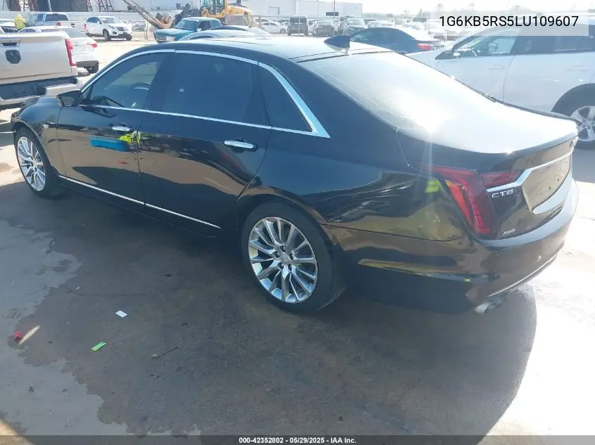 2020 Cadillac Ct6 Awd Luxury VIN: 1G6KB5RS5LU109607 Lot: 42352802