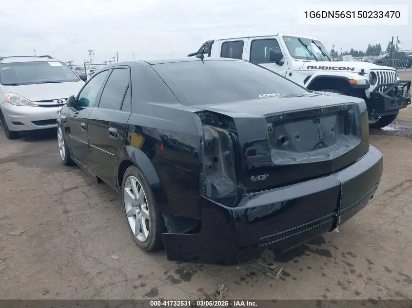 2005 Cadillac Cts-V VIN: 1G6DN56S150233470 Lot: 41732531