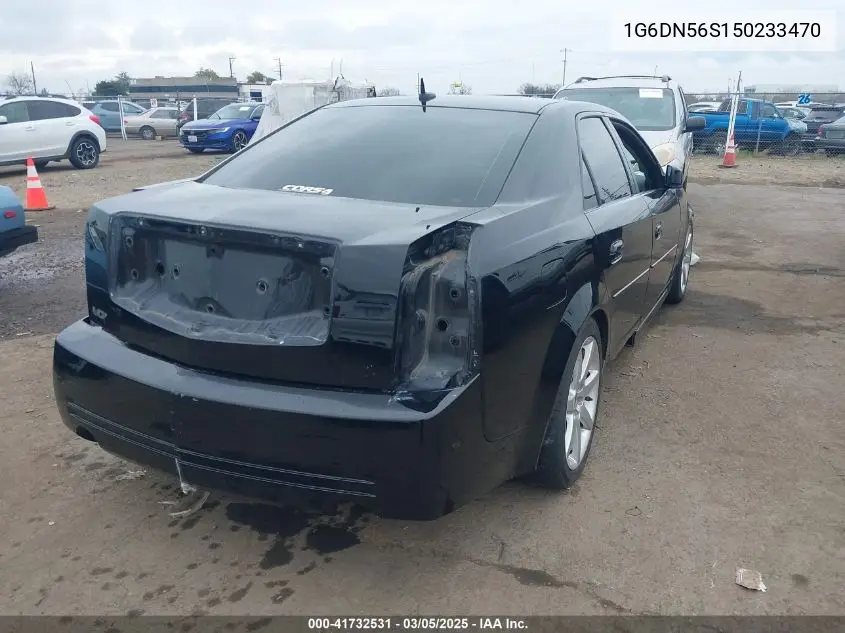 2005 Cadillac Cts-V VIN: 1G6DN56S150233470 Lot: 41732531