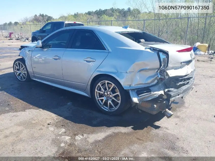 2009 Cadillac Cts-V VIN: 1G6DN57P090167350 Lot: 41820827