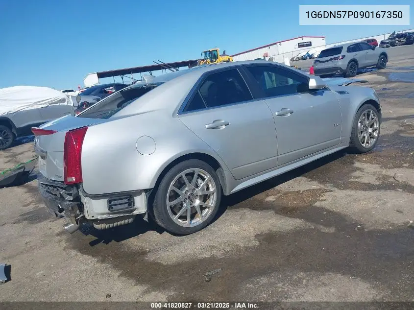 2009 Cadillac Cts-V VIN: 1G6DN57P090167350 Lot: 41820827