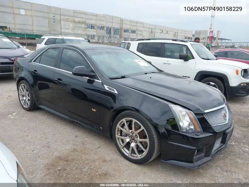2009 Cadillac Cts-V VIN: 1G6DN57P490158229 Lot: 42452896