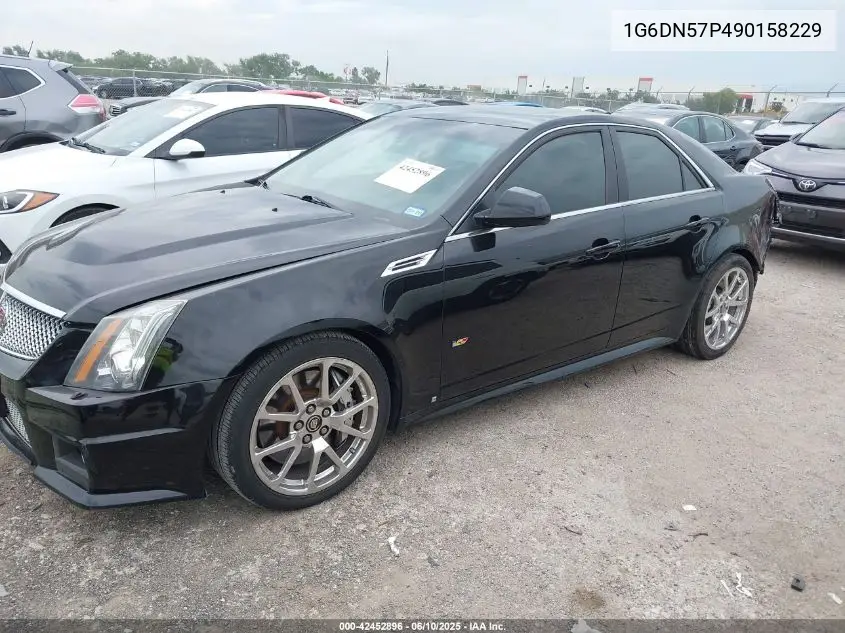 2009 Cadillac Cts-V VIN: 1G6DN57P490158229 Lot: 42452896
