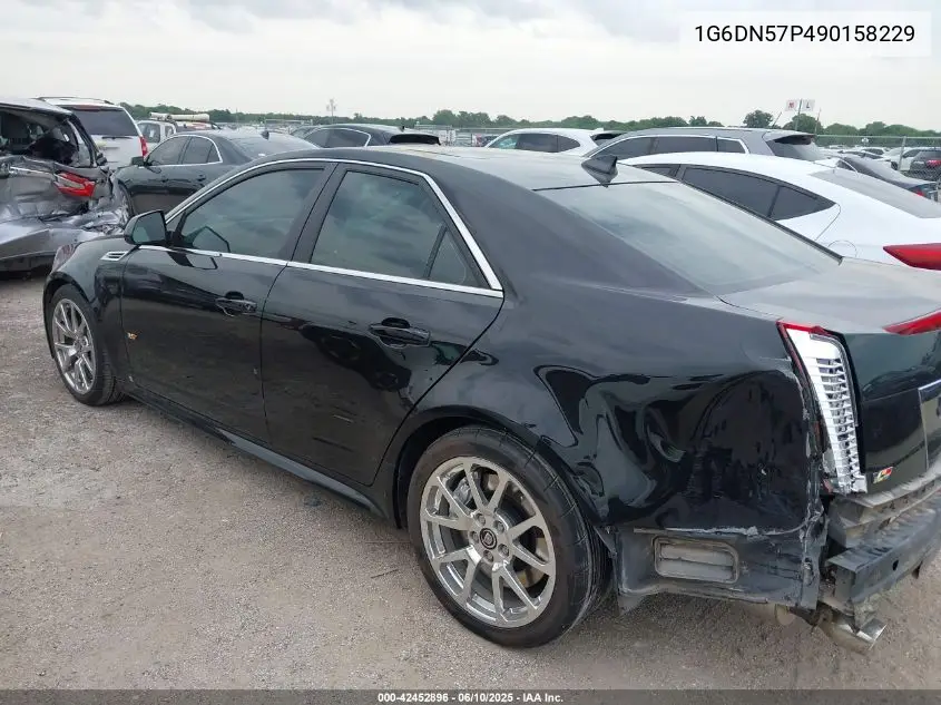 2009 Cadillac Cts-V VIN: 1G6DN57P490158229 Lot: 42452896