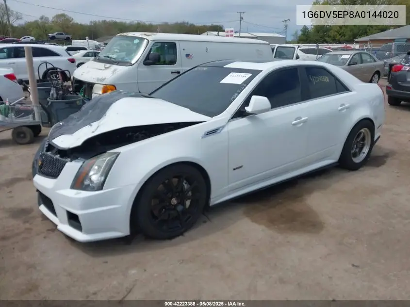 2010 Cadillac Cts-V VIN: 1G6DV5EP8A0144020 Lot: 42223388