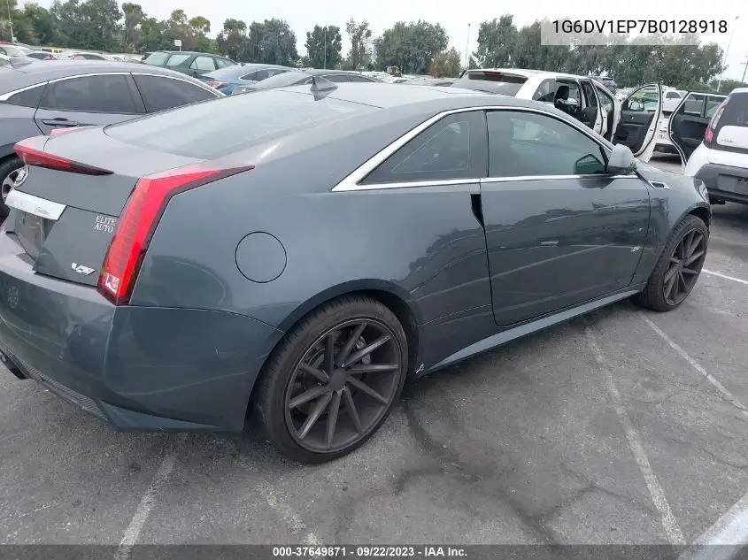 2011 Cadillac Cts-V VIN: 1G6DV1EP7B0128918 Lot: 37649871