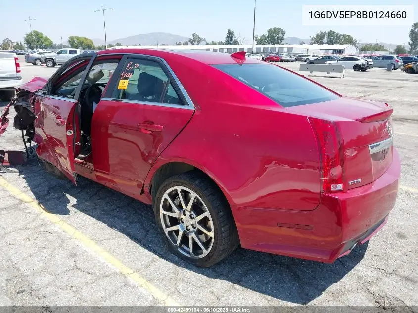 2011 Cadillac Cts-V VIN: 1G6DV5EP8B0124660 Lot: 42459104