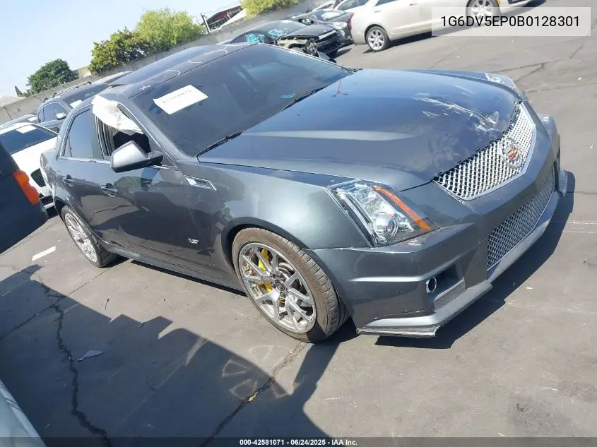 2011 Cadillac Cts-V VIN: 1G6DV5EP0B0128301 Lot: 42581071