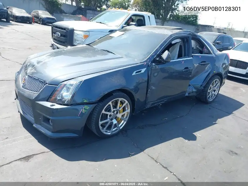 2011 Cadillac Cts-V VIN: 1G6DV5EP0B0128301 Lot: 42581071