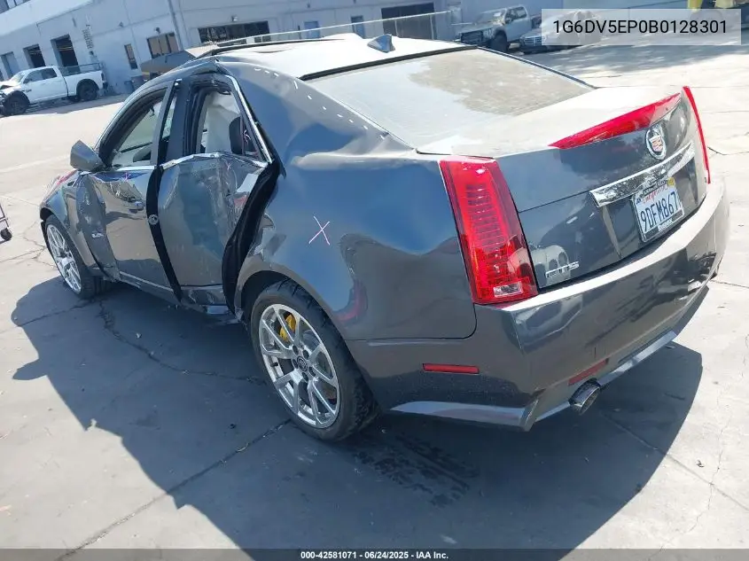 2011 Cadillac Cts-V VIN: 1G6DV5EP0B0128301 Lot: 42581071