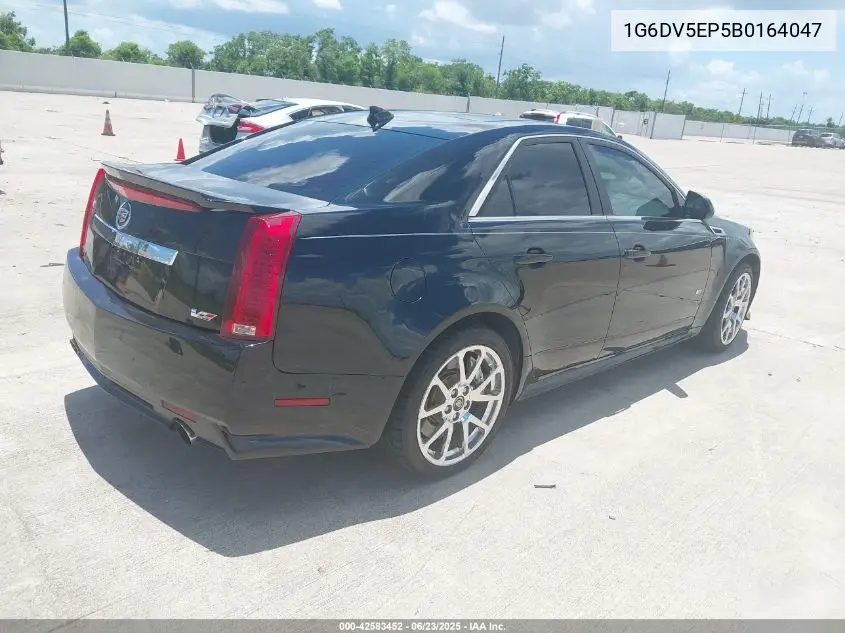 2011 Cadillac Cts-V VIN: 1G6DV5EP5B0164047 Lot: 42583452