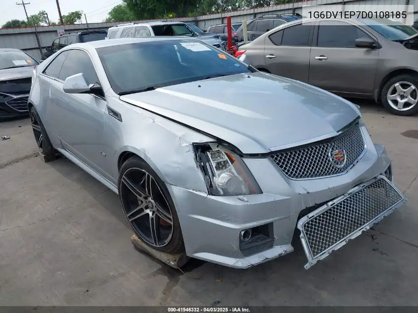 2013 Cadillac Cts-V VIN: 1G6DV1EP7D0108185 Lot: 41946332