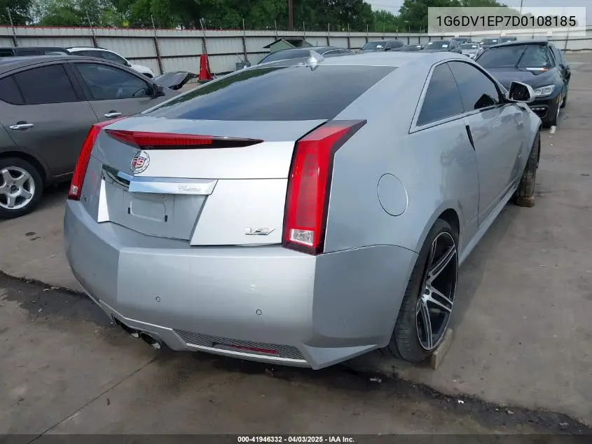 2013 Cadillac Cts-V VIN: 1G6DV1EP7D0108185 Lot: 41946332