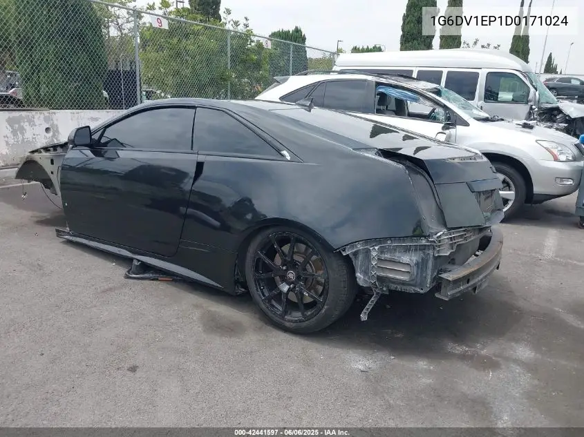 2013 Cadillac Cts-V VIN: 1G6DV1EP1D0171024 Lot: 42441597