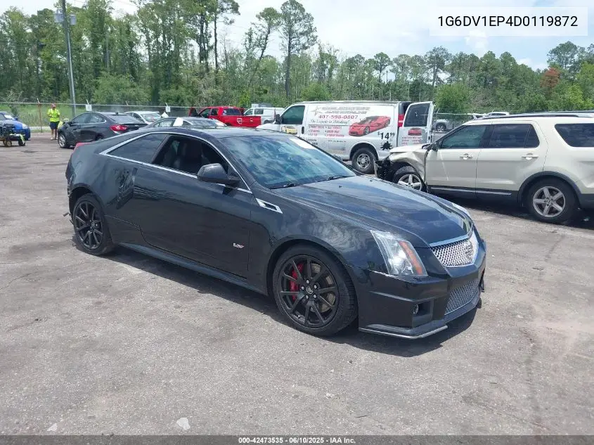 2013 Cadillac Cts-V VIN: 1G6DV1EP4D0119872 Lot: 42473535