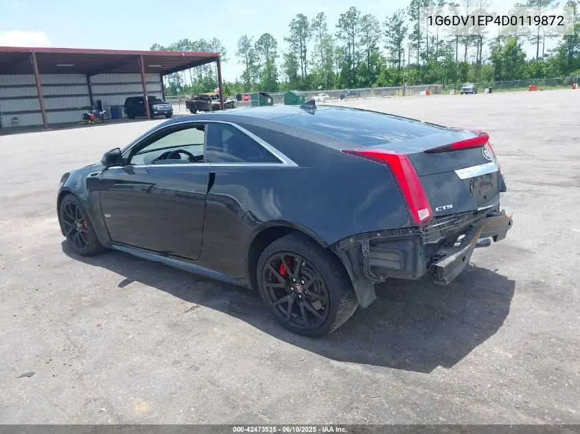 2013 Cadillac Cts-V VIN: 1G6DV1EP4D0119872 Lot: 42473535