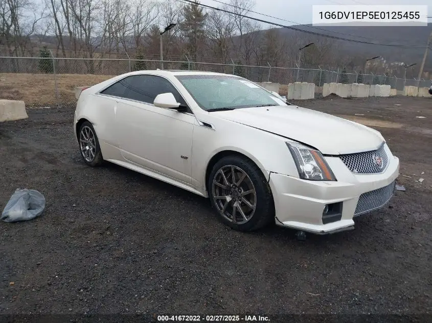 2014 Cadillac Cts-V VIN: 1G6DV1EP5E0125455 Lot: 41672022