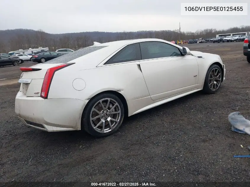 2014 Cadillac Cts-V VIN: 1G6DV1EP5E0125455 Lot: 41672022