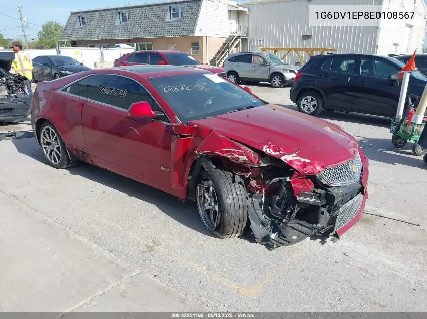 2014 Cadillac Cts-V VIN: 1G6DV1EP8E0108567 Lot: 42221168
