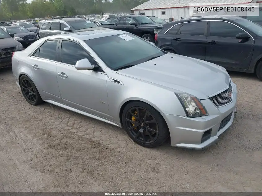 2014 Cadillac Cts-V VIN: 1G6DV5EP6E0108445 Lot: 42254639