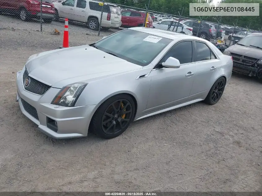 2014 Cadillac Cts-V VIN: 1G6DV5EP6E0108445 Lot: 42254639