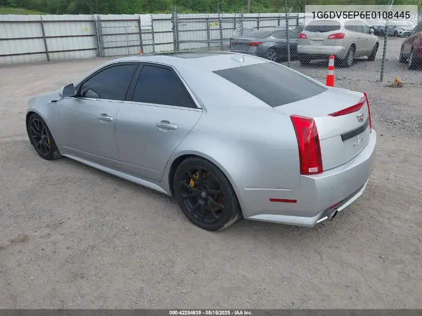 2014 Cadillac Cts-V VIN: 1G6DV5EP6E0108445 Lot: 42254639