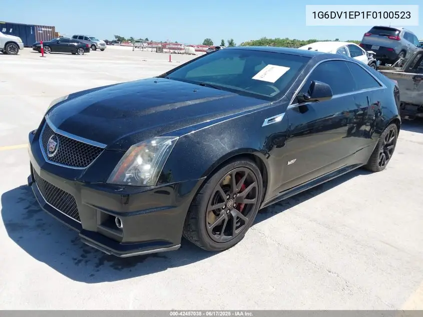 2015 Cadillac Cts-V VIN: 1G6DV1EP1F0100523 Lot: 42457038
