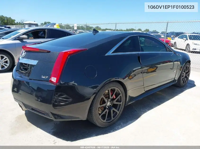 2015 Cadillac Cts-V VIN: 1G6DV1EP1F0100523 Lot: 42457038