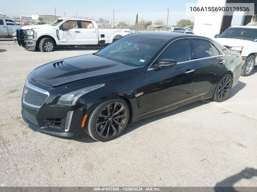 2016 Cadillac Cts-V VIN: 1G6A15S69G0138536 Lot: 41037685