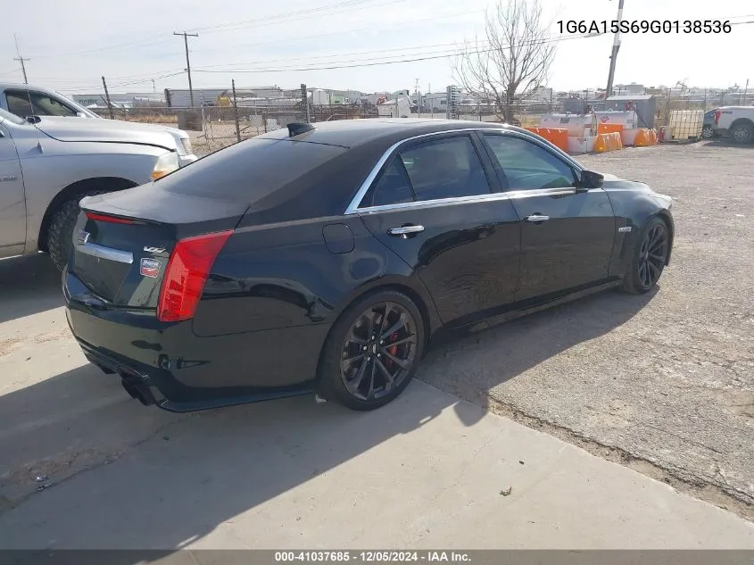 2016 Cadillac Cts-V VIN: 1G6A15S69G0138536 Lot: 41037685