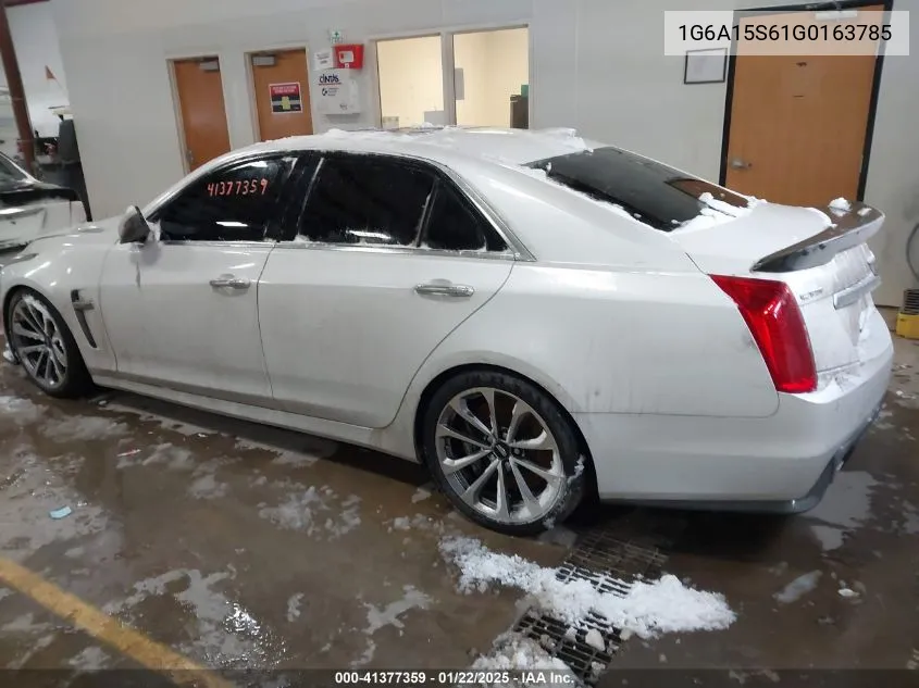 2016 Cadillac Cts-V VIN: 1G6A15S61G0163785 Lot: 41377359