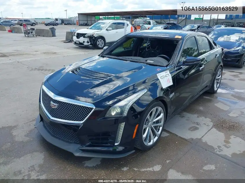 2016 Cadillac Cts-V VIN: 1G6A15S65G0163529 Lot: 42214275