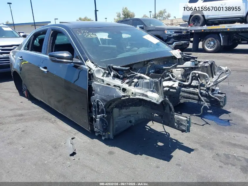 2016 Cadillac Cts-V VIN: 1G6A15S67G0138955 Lot: 42533135