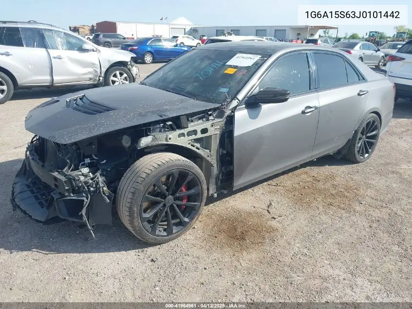 2018 Cadillac Cts-V VIN: 1G6A15S63J0101442 Lot: 41964961