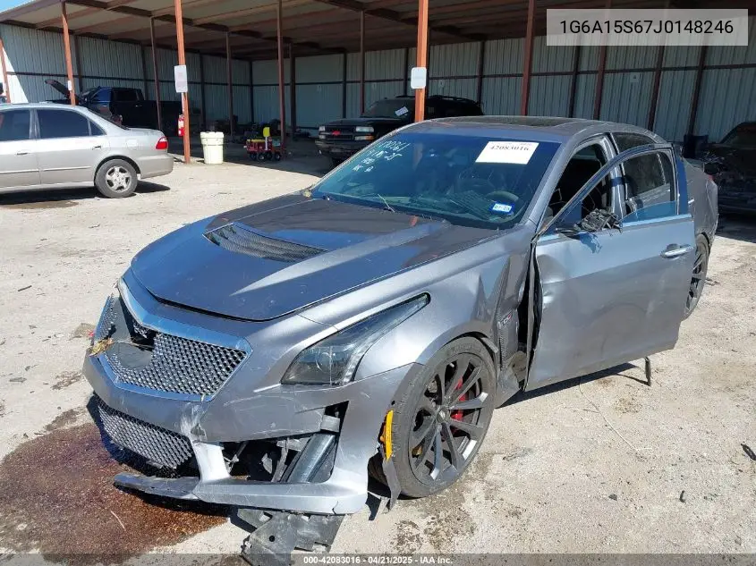 2018 Cadillac Cts-V VIN: 1G6A15S67J0148246 Lot: 42083016
