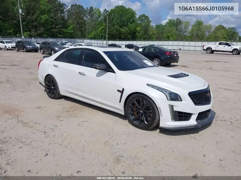 2018 Cadillac Cts-V VIN: 1G6A15S66J0105968 Lot: 42138019