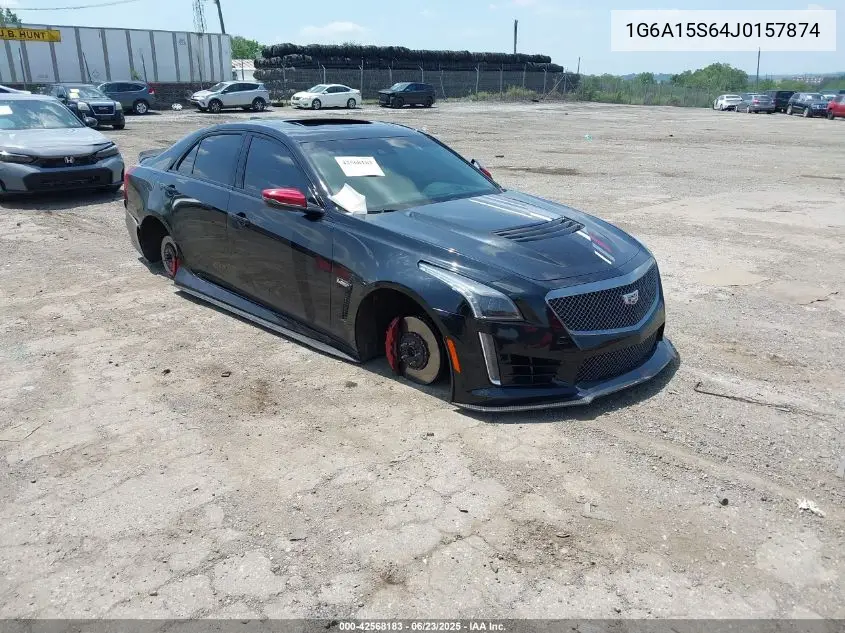 2018 Cadillac Cts-V VIN: 1G6A15S64J0157874 Lot: 42568183