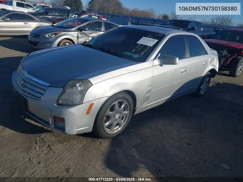 2003 Cadillac Cts Standard VIN: 1G6DM57N730158380 Lot: 41712220