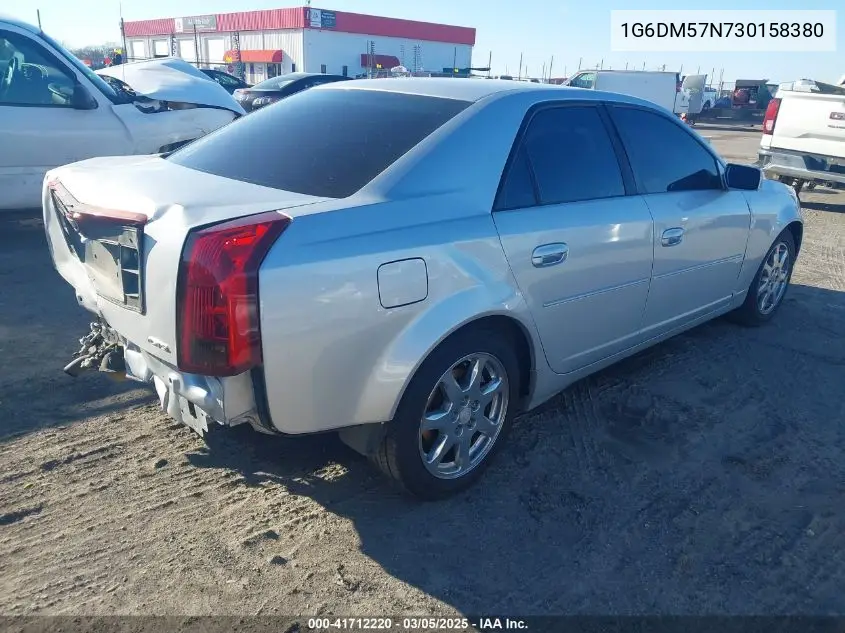 2003 Cadillac Cts Standard VIN: 1G6DM57N730158380 Lot: 41712220