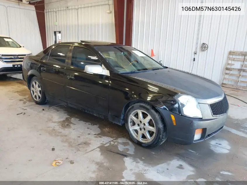 2003 Cadillac Cts Standard VIN: 1G6DM57N630145426 Lot: 42141105