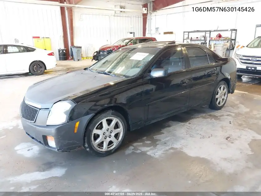 2003 Cadillac Cts Standard VIN: 1G6DM57N630145426 Lot: 42141105