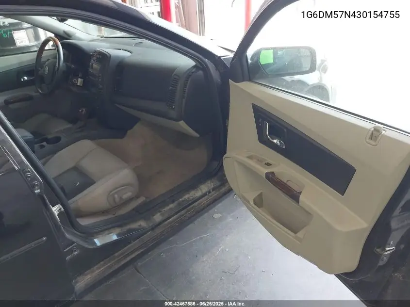 2003 Cadillac Cts Standard VIN: 1G6DM57N430154755 Lot: 42467586